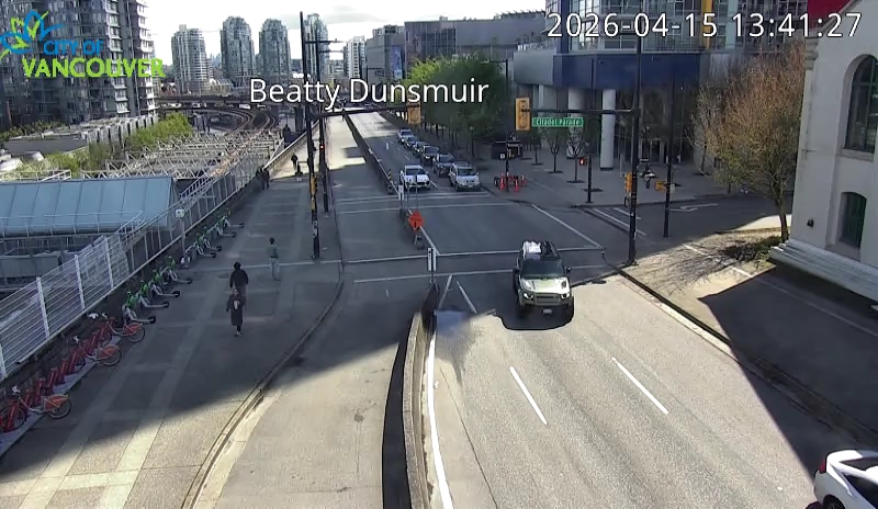 Beatty St and Dunsmuir St - East