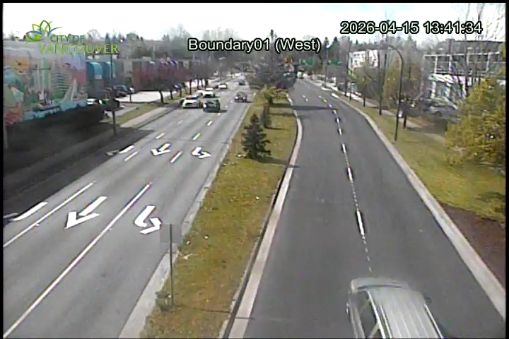 Boundary Road & E 1st Ave - West