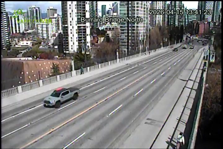 Burrard Street Bridge mid span - North