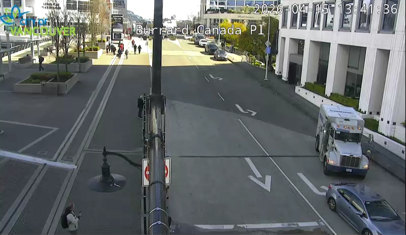 Burrard St & Canada Place - East