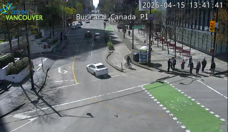 Burrard St & Canada Place - South