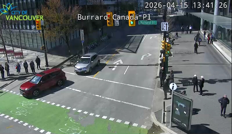 Burrard St & Canada Place - West