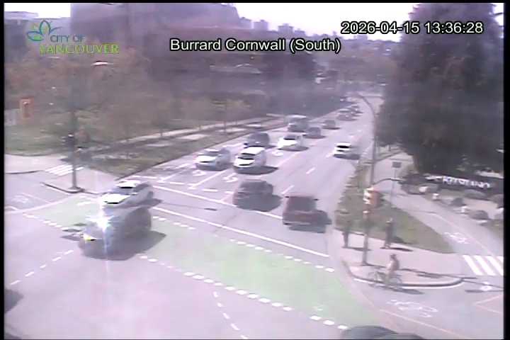 Burrard Bridge - West approach