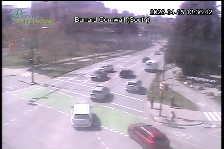 Burrard Bridge - West exit