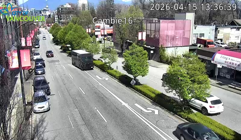 Cambie St and W 16th Ave - North