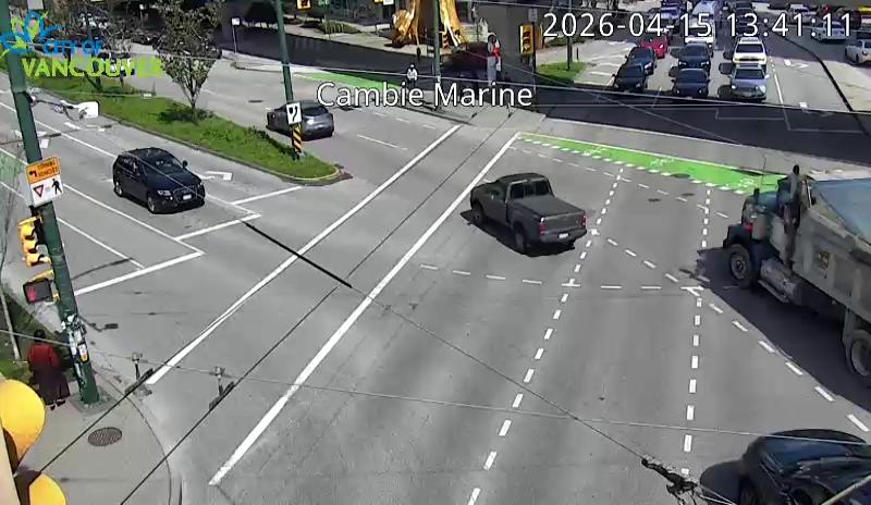Cambie St & SW Marine Dr - N