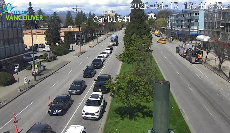 Cambie St & W 41st Ave - N