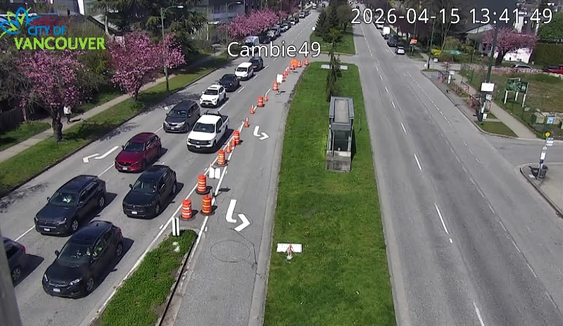 Cambie St & W 49th Ave - N