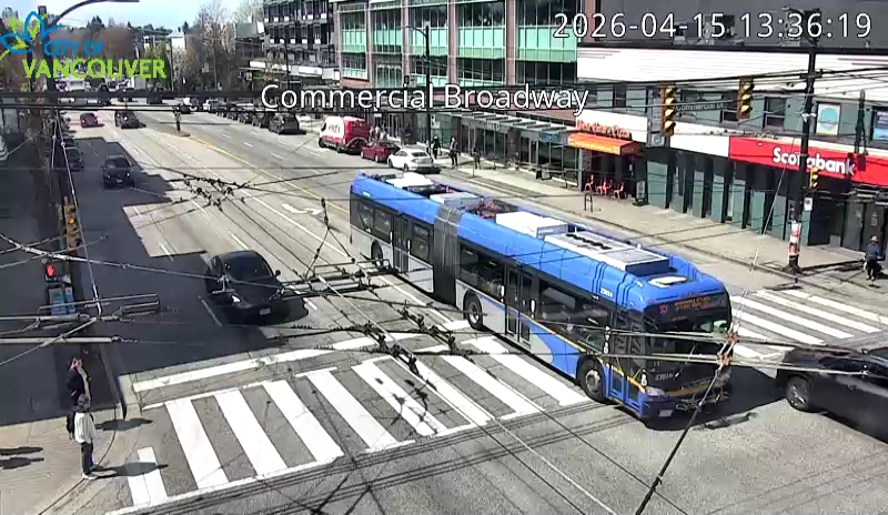 Commercial Dr & E Broadway - West