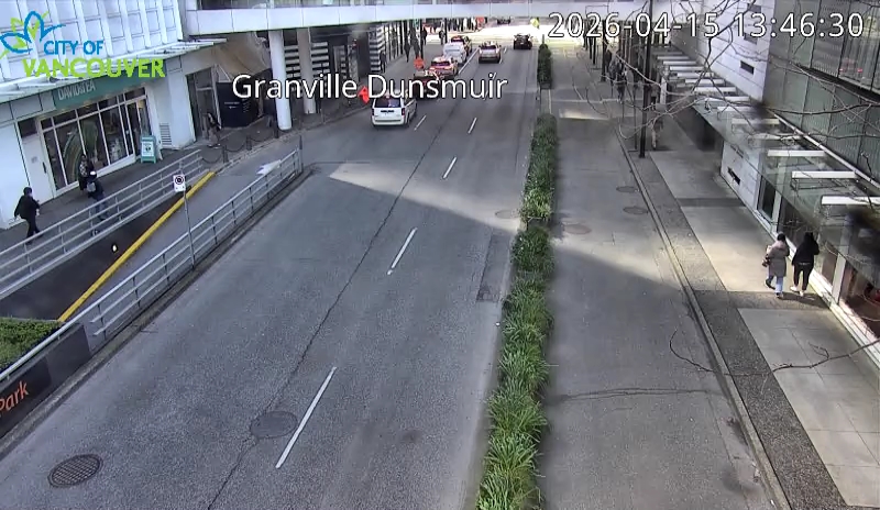 Granville St & Dunsmuir St - West