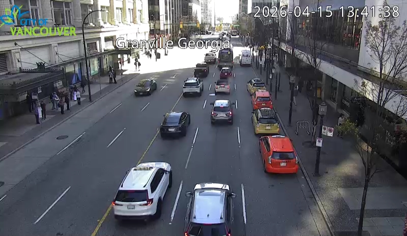 Granville St & E Georgia St - East
