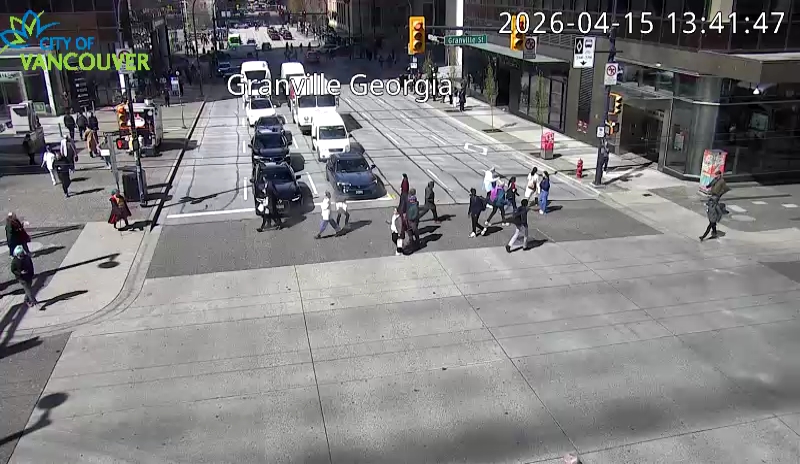 Granville St & E Georgia St - West