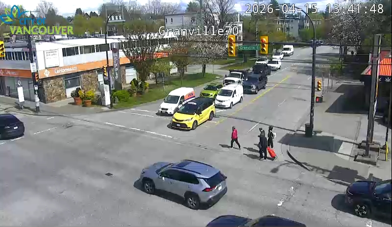 Granville St & W 70th Ave - E