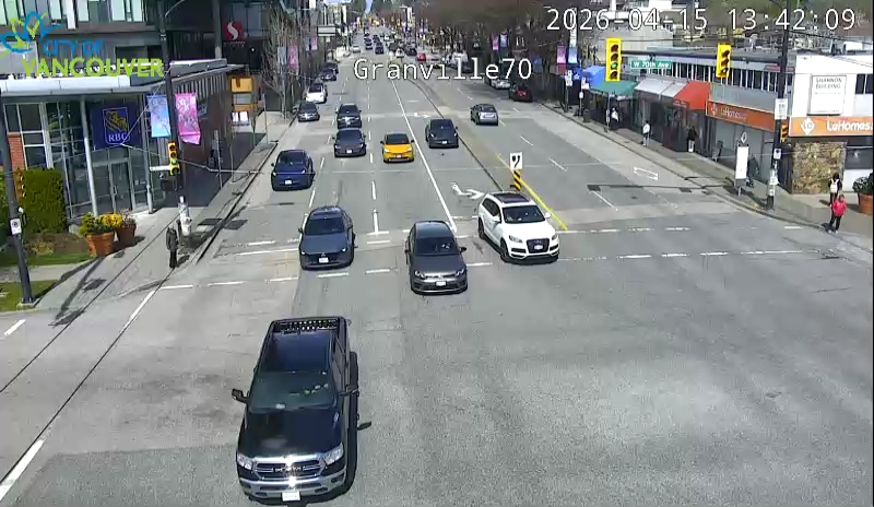 Granville St & W 70th Ave - N