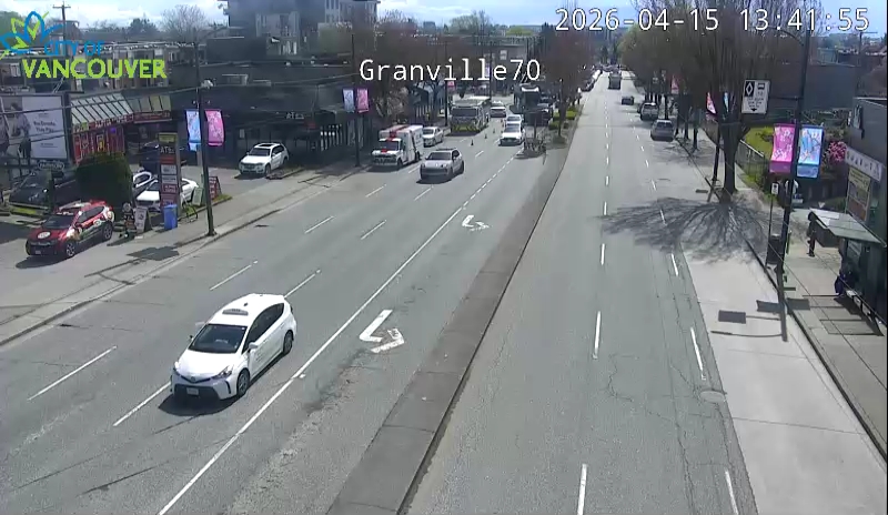 Granville St & W 70th Ave - S