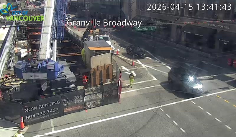 Granville St & W Broadway Ave - East