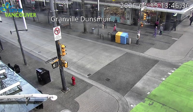 Granville St & Dunsmuir St - North