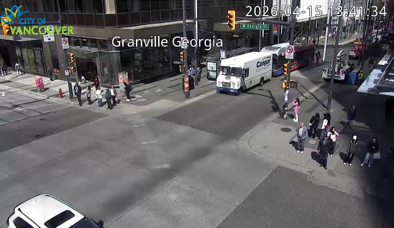 Granville St & E Georgia St - North