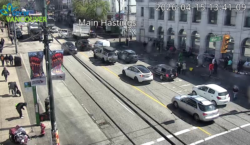 Main St & E Hastings St - East