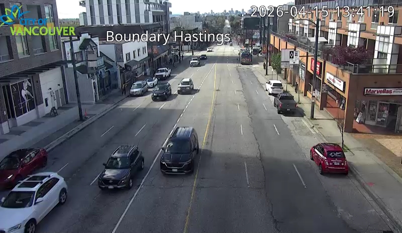 Boundary Rd & E Hastings St - West