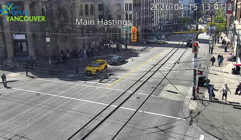 Main St & E Hastings St - West