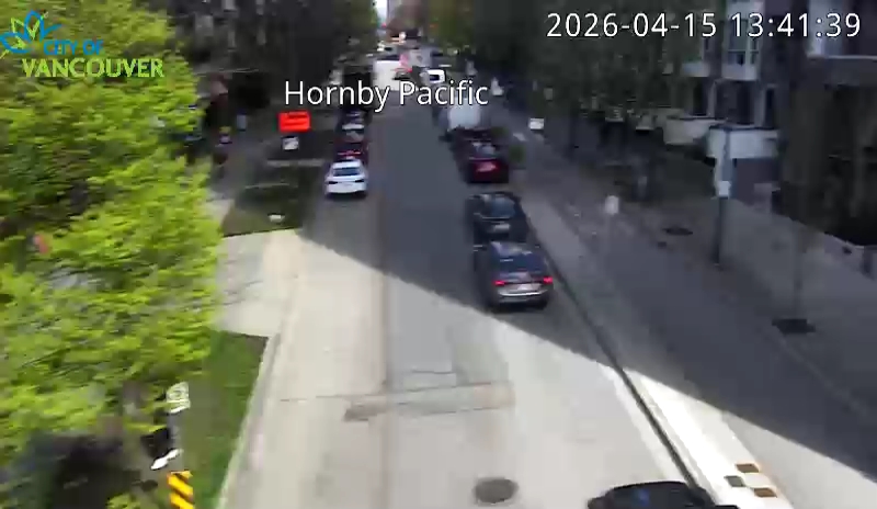 Hornby St and Pacific St - North