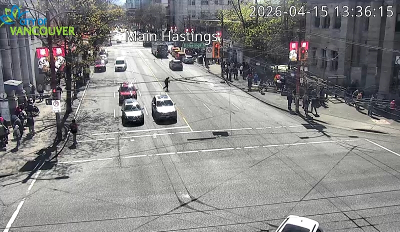 Main St & E Hastings St - South