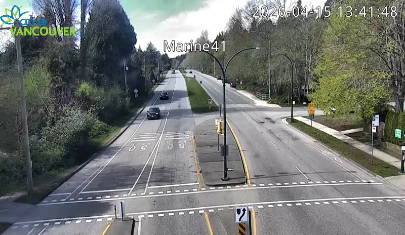 SW Marine Dr and W 41st Ave - West