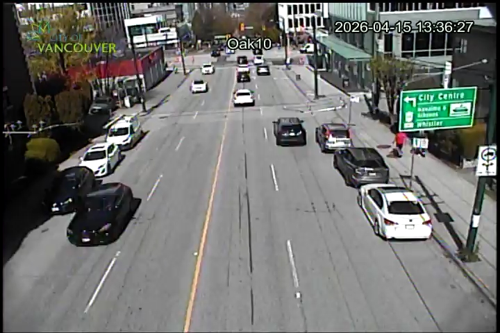 Oak St & W. 10th Ave - North